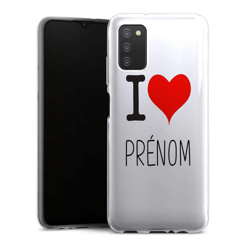 Coque A03S I Love Personnalisable