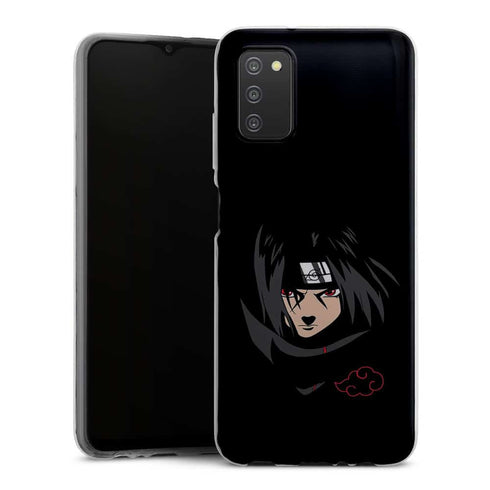 Coque Samsung Galaxy A03S Itachi Fond Noir