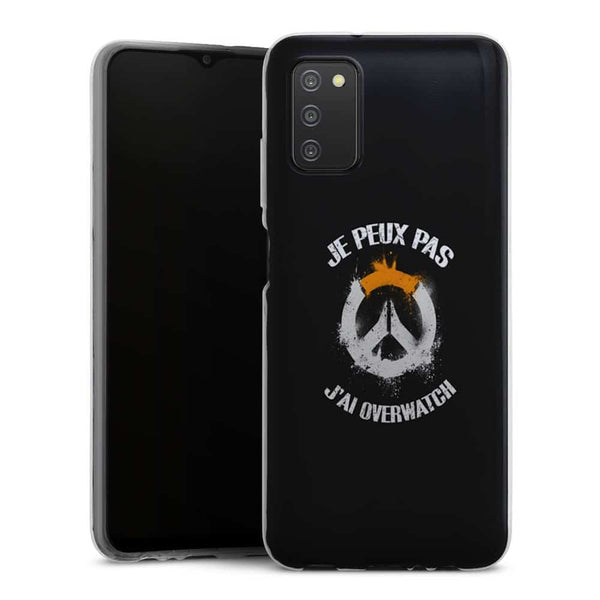 Coque Telephone Samsung Galaxy A03S Je peux pas j'ai Overwatch