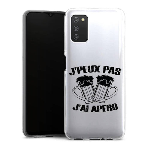 Coque Samsung A03S Je peux pas j'ai apero