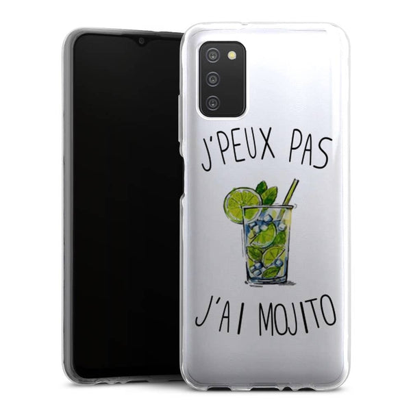 Coque Samsung A03S Je peux pas j'ai Mojito