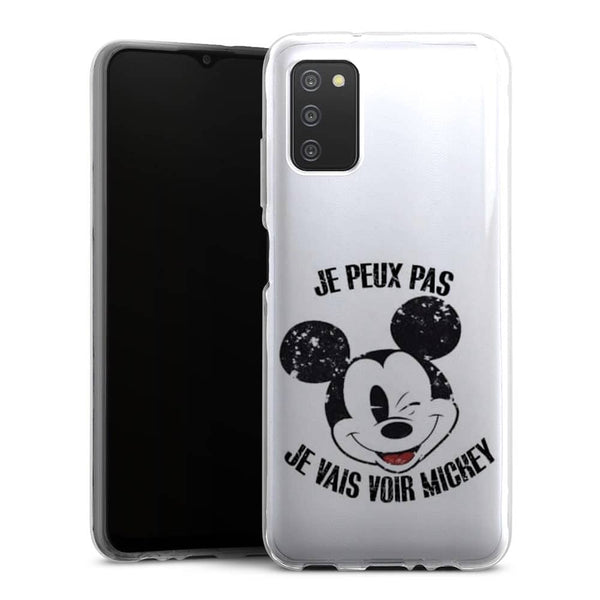 Coque Samsung Galaxy A03S Je peux pas je vais voir Mickey