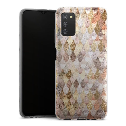 Coque Samsung Galaxy A03S Mermaid Gold