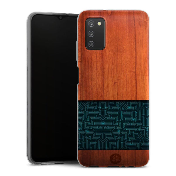 Coque Samsung Galaxy A03S Natural Wooden Wood Bamboo