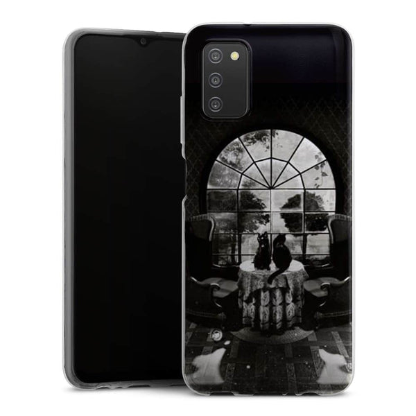 Coque télephone Samsung A03S Room Skull