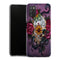 Coque smartphone Samsung A03S Skull flowers violet