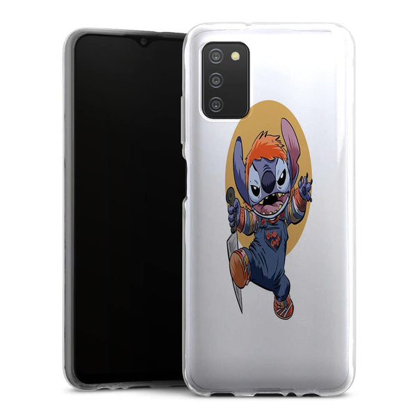 Coque Samsung A03S Stitch x Chucky Halloween