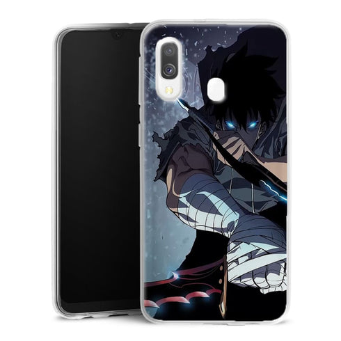 Solo Leveling Jin Woo | Coque Samsung J8 2018 | Tpu Antichocs | Protection Compatible Smartphone Galaxy SM J810 - MaCoquePerso