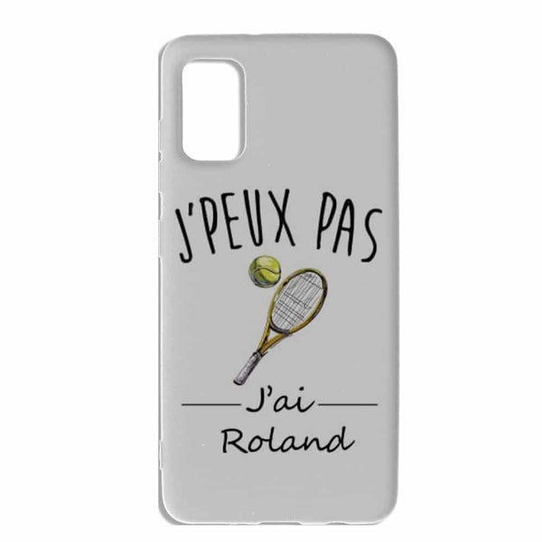 Achat Coque telephone A41 Je peux pas j'ai Tennis à Rolland Garros