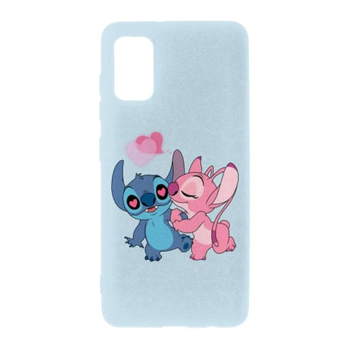 Coque Stitch Angel Love Heart pink Samsung A41