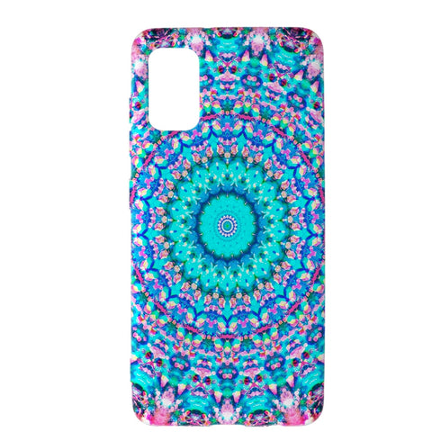 Coque Arabesque pour Samsung A41 Couleur Bleu