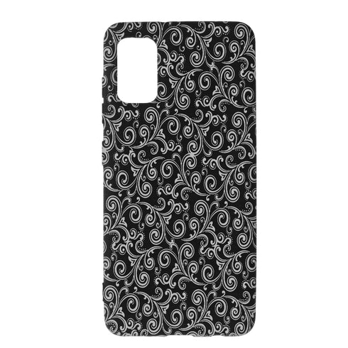 Coque black and white swirls pour Samsung A41