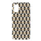 Coque glitter triangles in gold black and nude pour Samsung A41