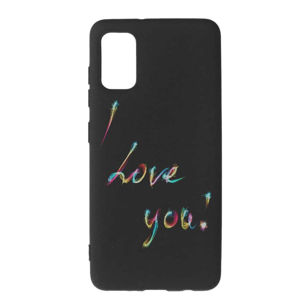 Coque I Love You Arc en Ciel pour Samsung A41