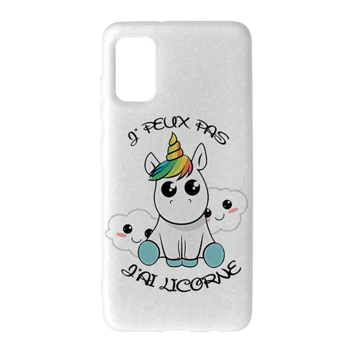 Coque Telephone Samsung A41 je peux pas j'ai licorne ( SM-A415F )