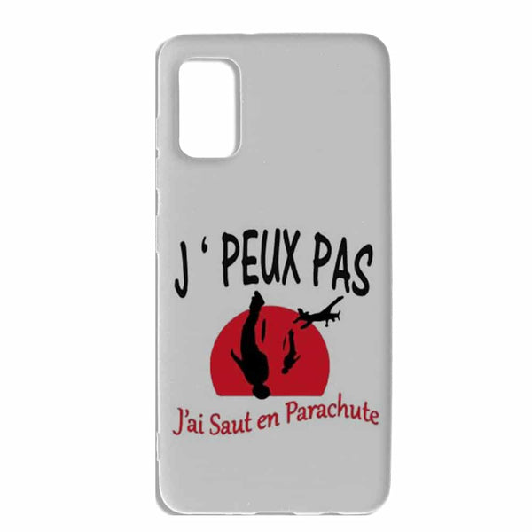 Achat Coque de téléphone Je peux pas j'ai saut en Parachute pour Samsung A41
