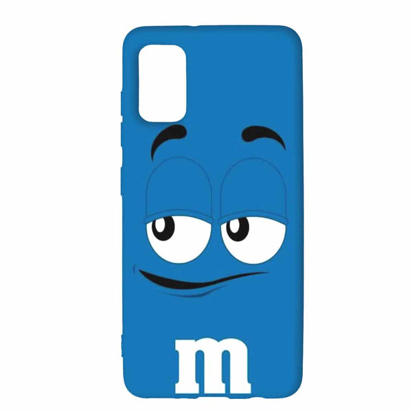 Coque A41 M&M's Bleu en Gel silicone ( SM A415 )