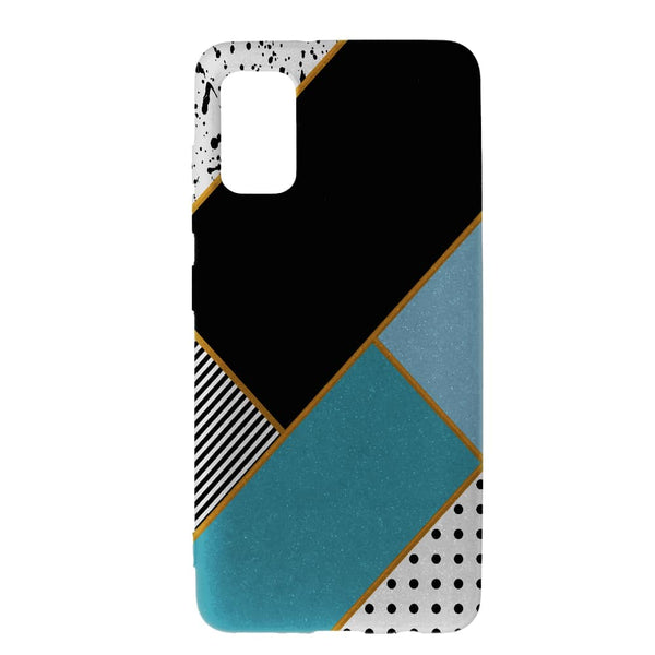 Coque minimal Blue style pour téléphone portable Samsung A41