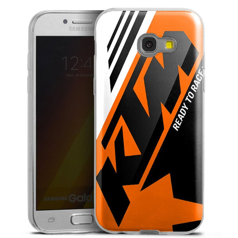 KTM Racing Orange And Black | Coque Samsung J8 2018 | Tpu Antichocs | Etui Silicone Compatible Galaxy SM J810 - MaCoquePerso