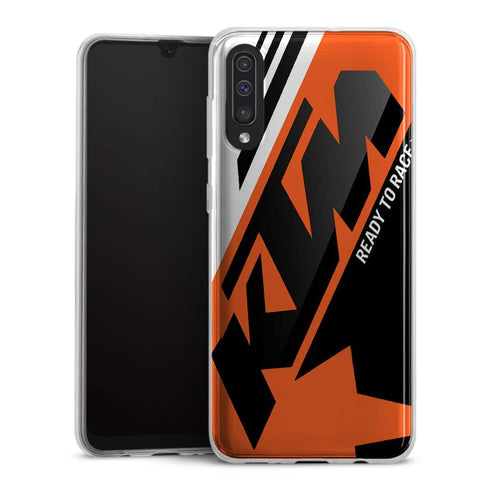 KTM Racing Orange And Black | Coque Samsung A70 | Tpu Antichocs | Etui Silicone Compatible Galaxy SM A705 - MaCoquePerso