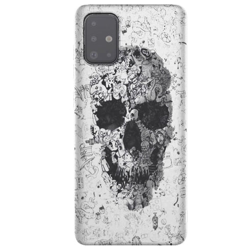 Coque Doodle Skull Samsung A51