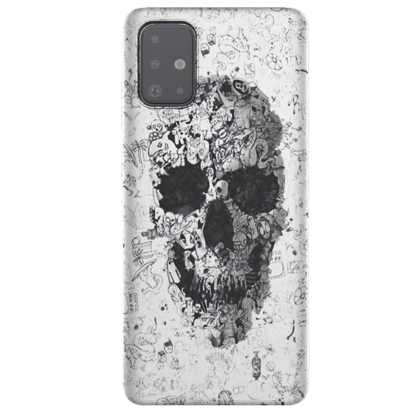 Coque Doodle Skull Samsung A51