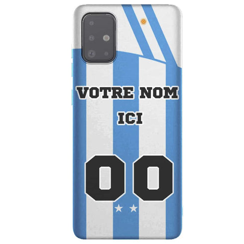 Personnalise ta Coque Foot Argentine Samsung A51