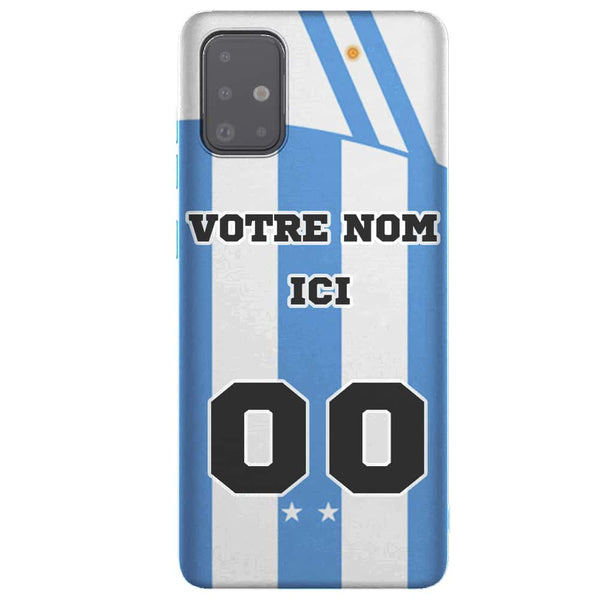 Personnalise ta Coque Foot Argentine Samsung A51