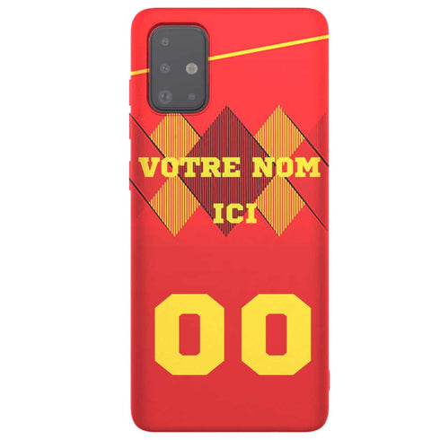 Equipe de Belgique Foot Ball, Coque Samsung A51 à Personnaliser