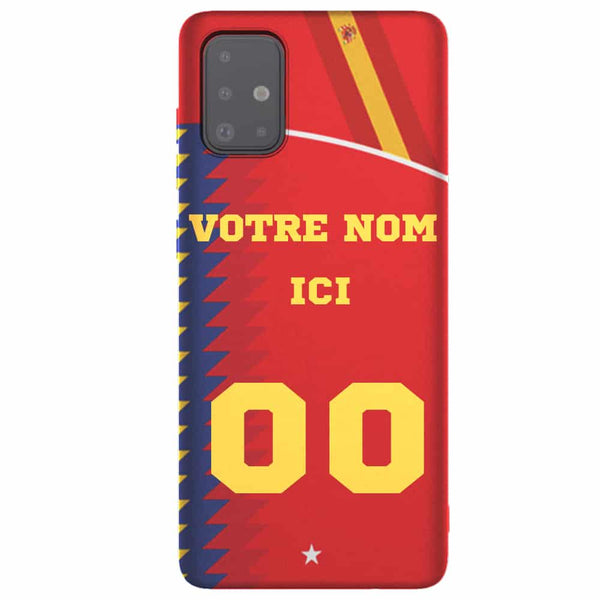 Personnalise Ta Coque Foot Espagne La Roja Samsung A51