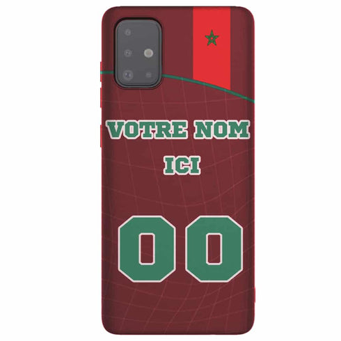 Personnalise Ta Coque Foot Maroc Samsung A51