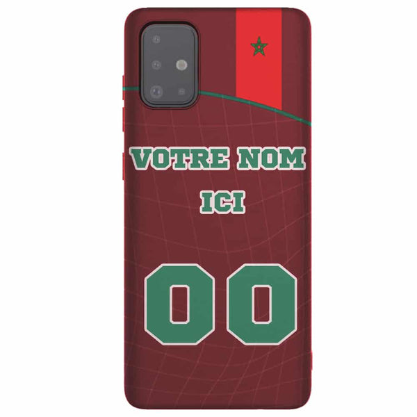 Personnalise Ta Coque Foot Maroc Samsung A51