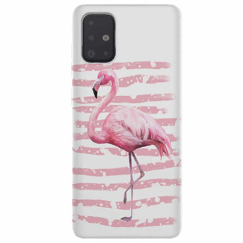 Flamant Rose, Coque de samsung a51 Animaux