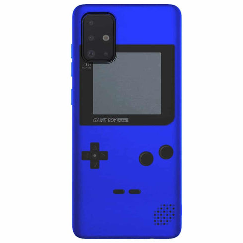 Coque Telephone Game boy Bleu Samsung A51