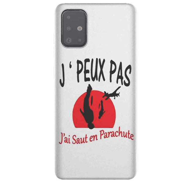 Coque Je peux pas j'ai saut en parachute Samsung A51