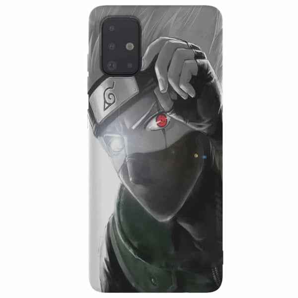 Kakashi Eye, Coque incassable samsung a51 dessin Animé