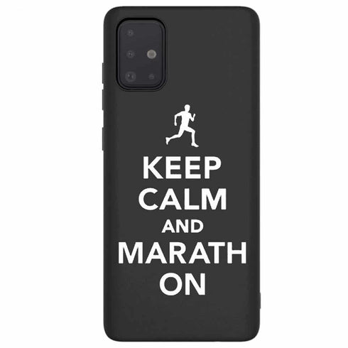 Keep Calm and Marathon, Coque samsung a51 silicone