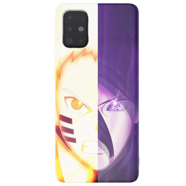 Naruto Vs Sasuke, Coque Samsung Galaxy A51 Manga