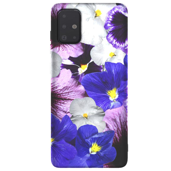 Coque Fleurs de Pensées Samsung A51