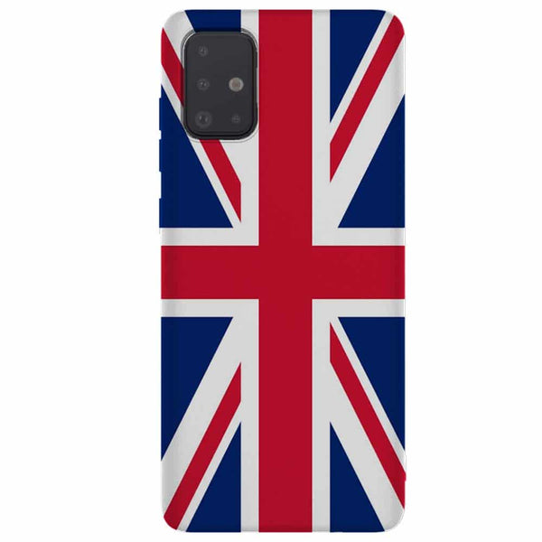 Drapeau Union Jack, Coque Samsung Galaxy A51 drapeau Anglais