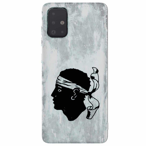 Drapeau Corse Grunge, Coque Samsung Galaxy A51