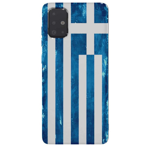 Drapeau Grec, Coque Samsung Galaxy A51 Grece