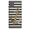 Coque gold glitter anchor in black Samsung A51