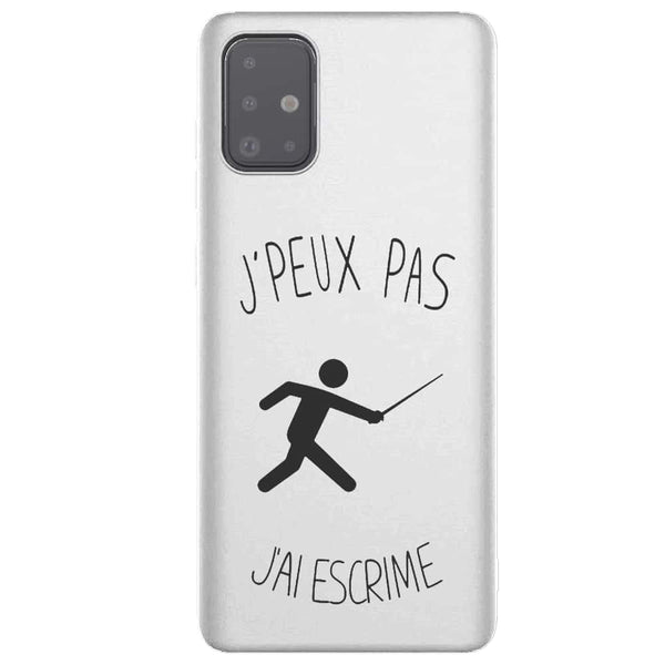 Coque je peux pas j'ai escrime Samsung A51