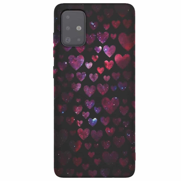 Coque space hearts Samsung A51