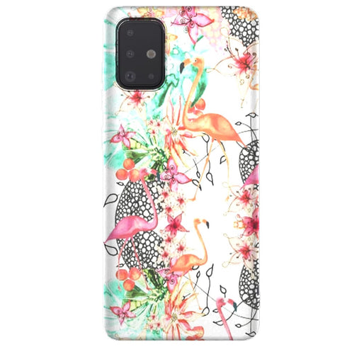 Coque tropical flamingo Samsung A51