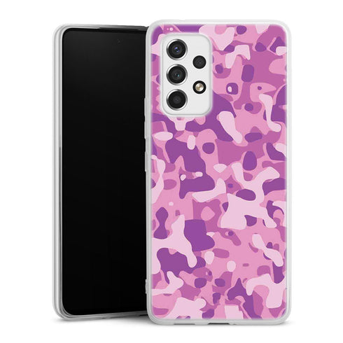 Coque pour Samsung A53 5G Camo Rose Army