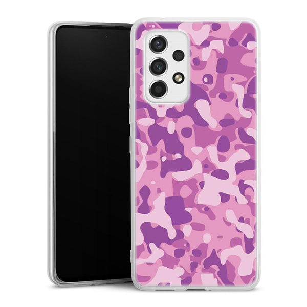 Coque pour Samsung A53 5G Camo Rose Army