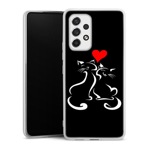 Coque Samsung Galaxy A53 5G Cats Love