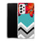 Coque pour Samsung A53 5G Papillon Aurore et Chevrons